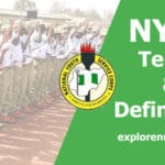 NYSC Terms and Definitions
