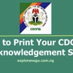 How to Print Your CDCFIB Acknowledgement Slip